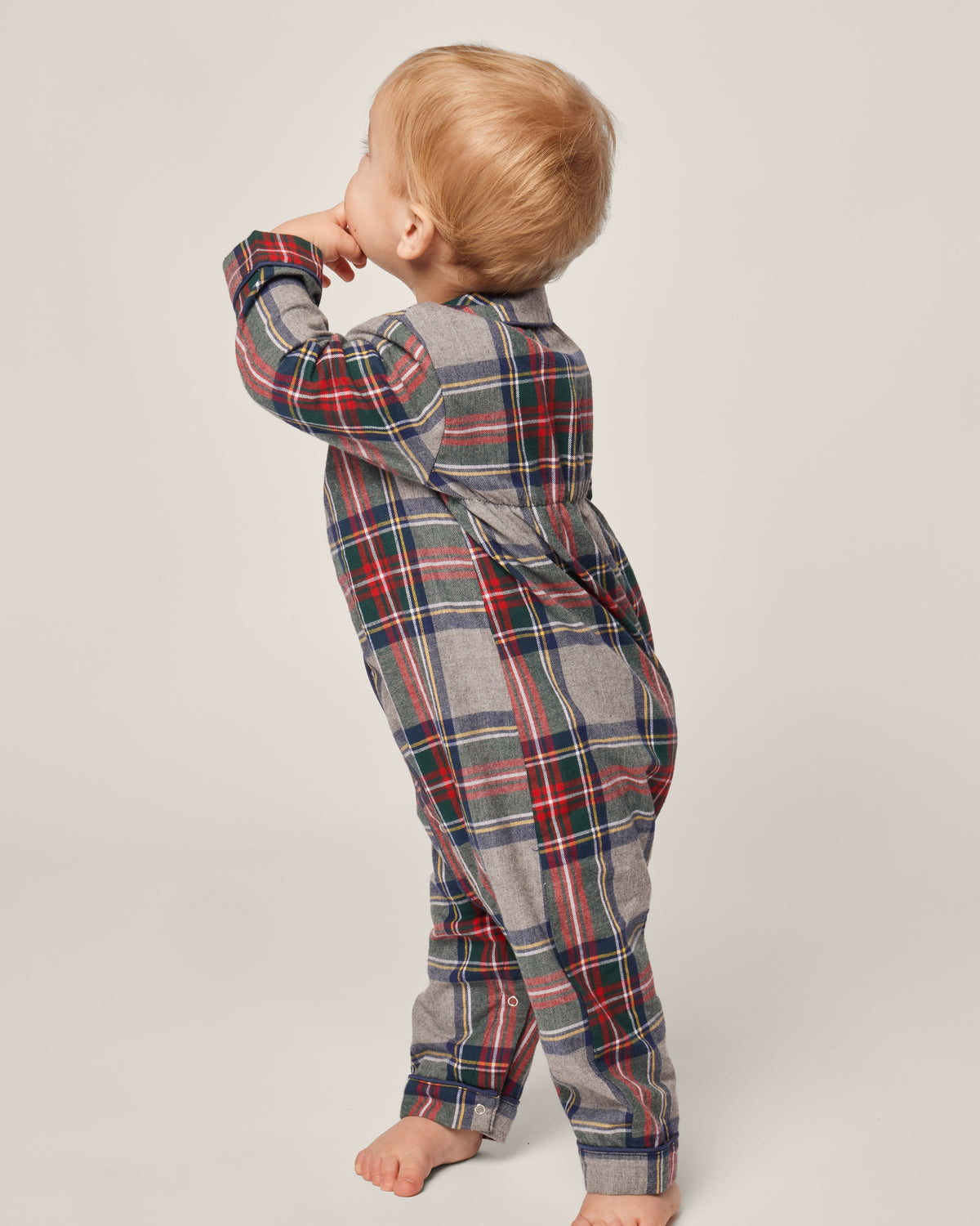 Baby’s Brushed Cotton Cambridge Romper in Westminster Tartan