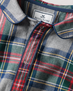 Baby’s Brushed Cotton Cambridge Romper in Westminster Tartan