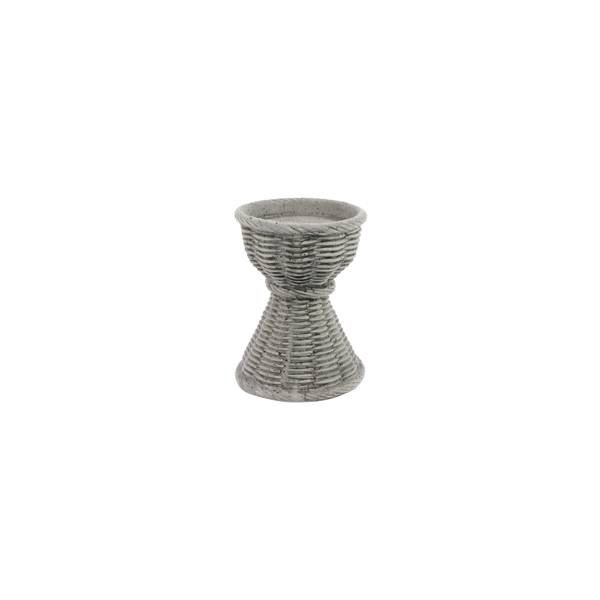 Casa Gray Short Candlestick