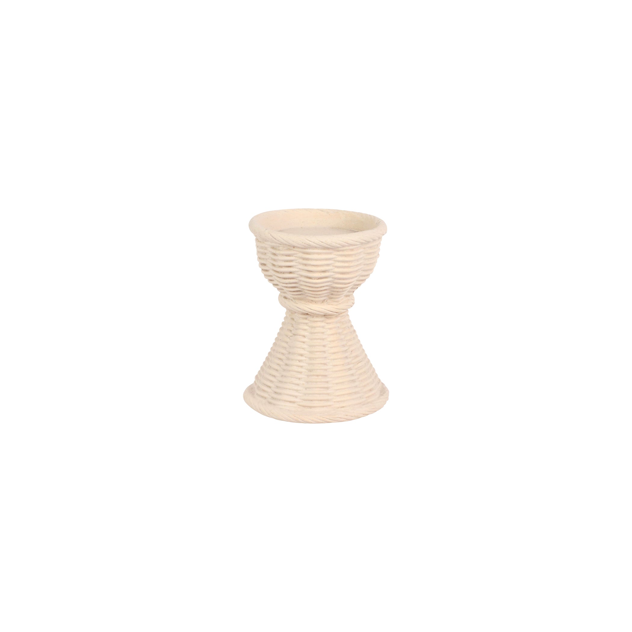 Casa Ivory Short Candlestick