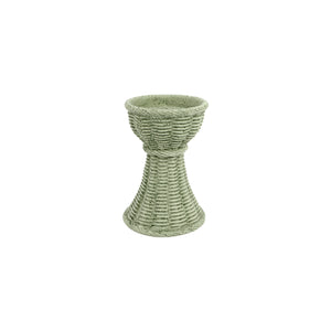 Casa Sage Green Short Candlestick