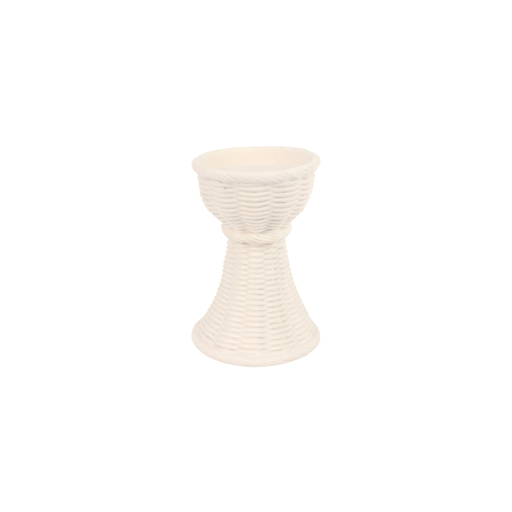 Casa Ivory Short Candlestick