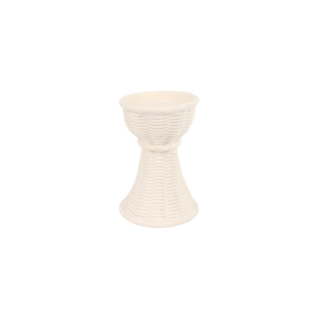 Casa Ivory Short Candlestick