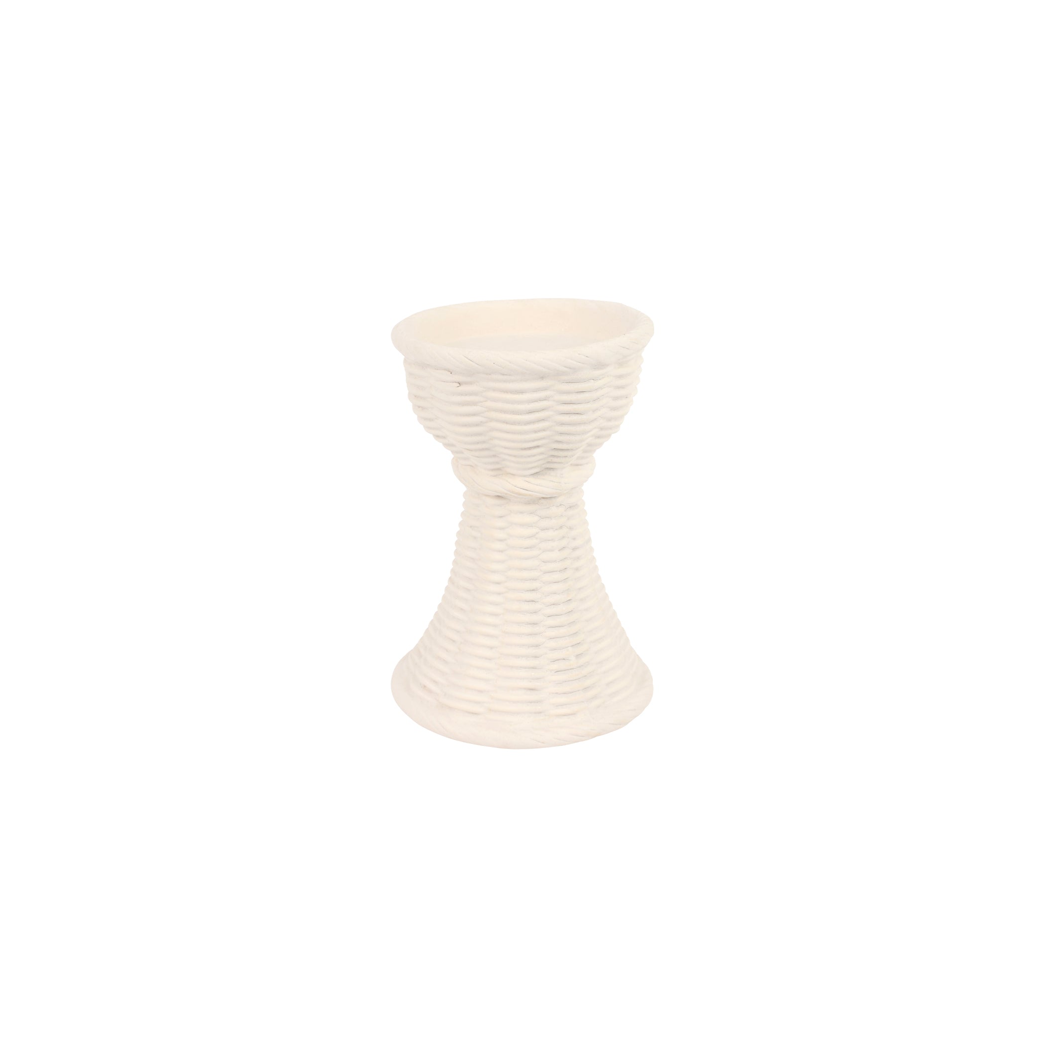 Casa Ivory Short Candlestick