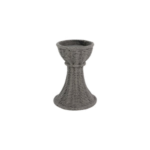 Casa Gray Short Candlestick