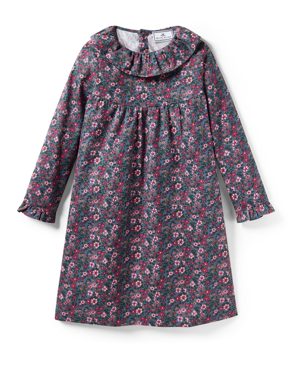 Girl’s Twill Scarlett Nightgown in Fleurs de Saison