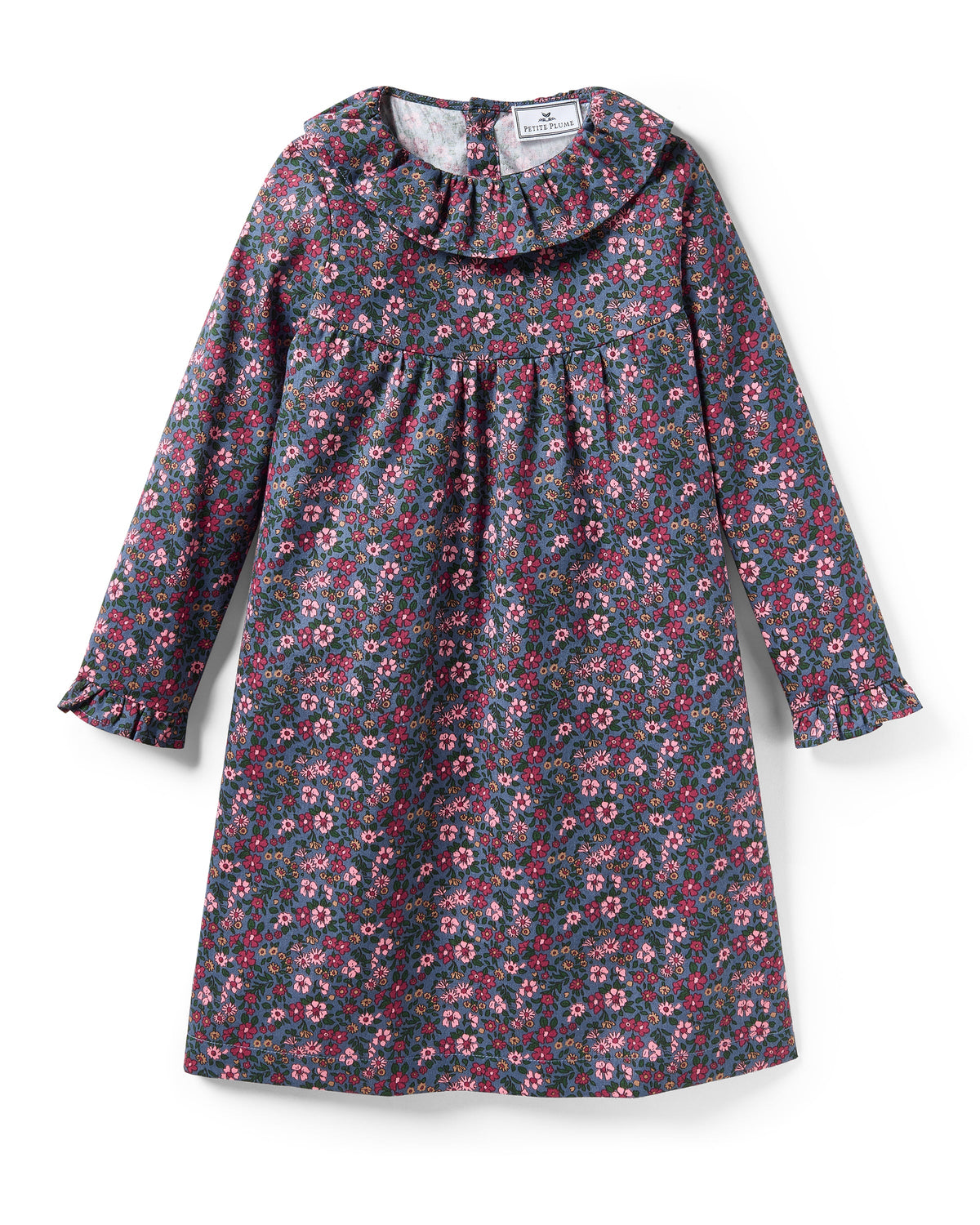 Girl’s Twill Scarlett Nightgown in Fleurs de Saison