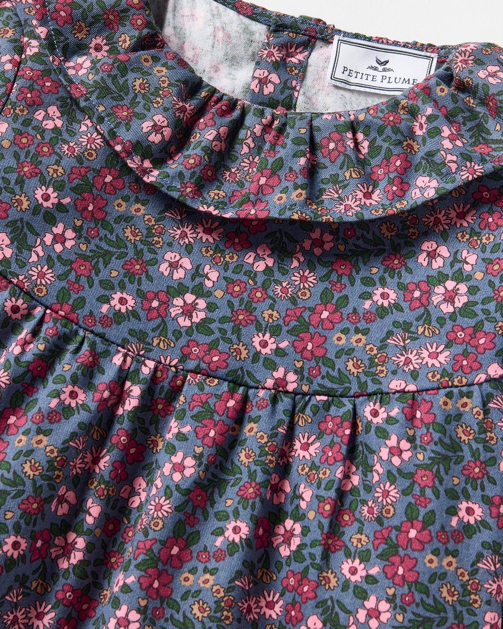 Girl’s Twill Scarlett Nightgown in Fleurs de Saison