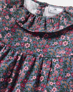 Girl's Twill Scarlett Nightgown in Fleurs de Saison