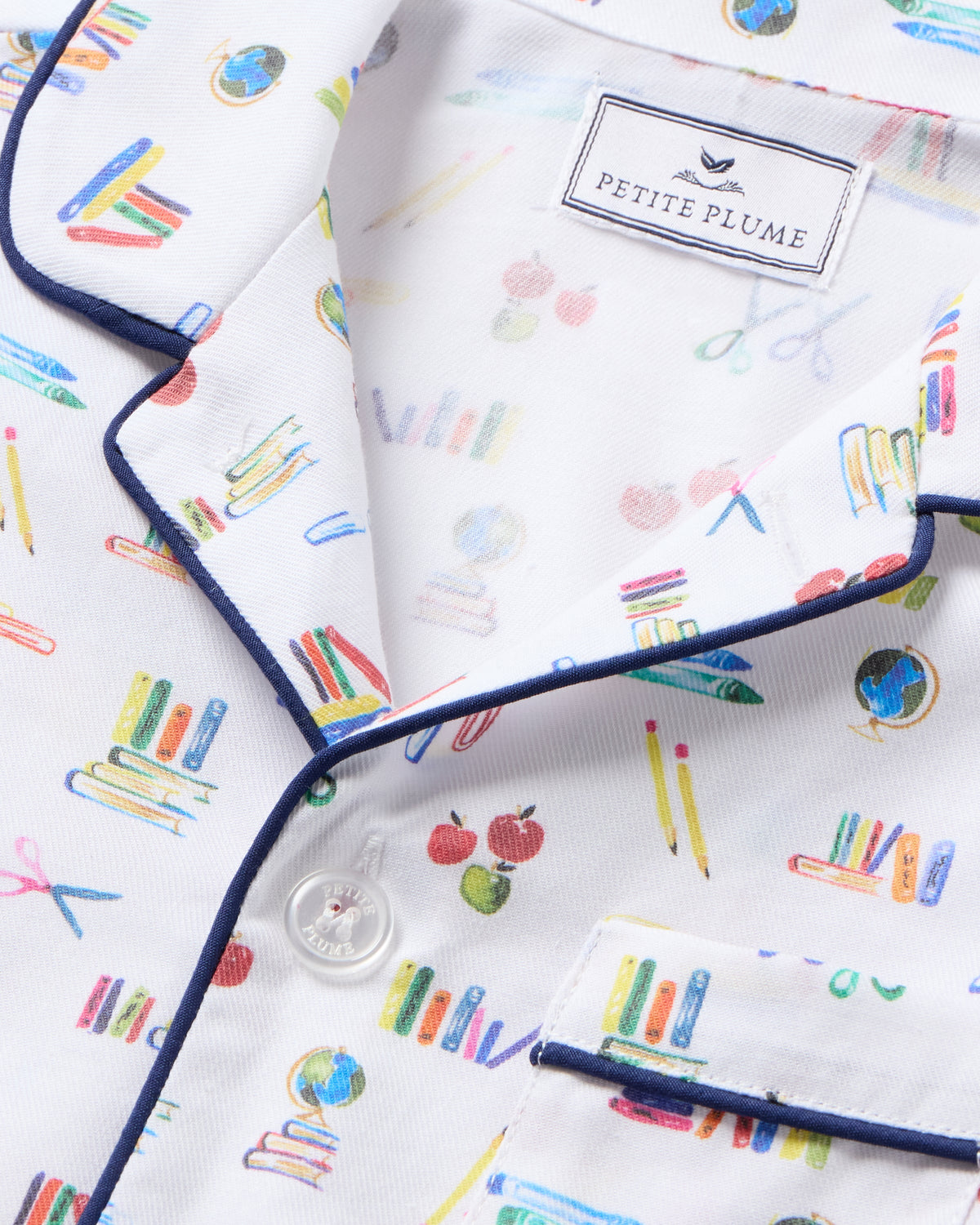 Kid's Twill Short Set in Literary Lessons