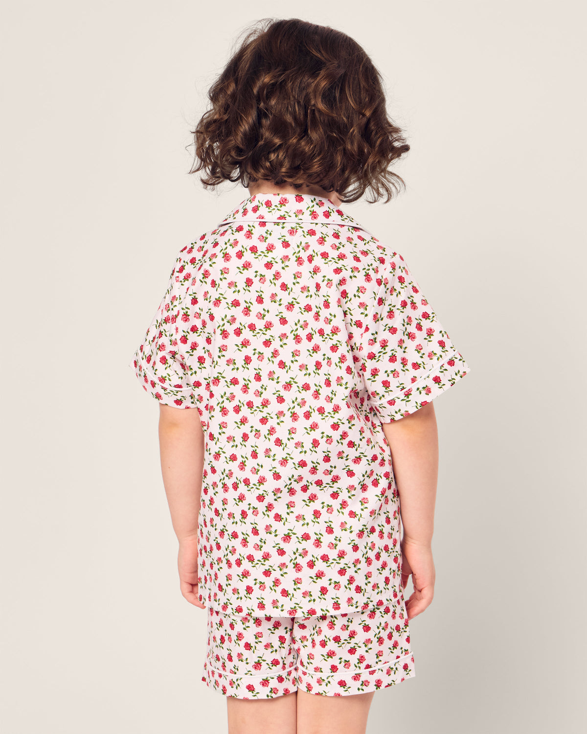 Kid’s Twill Short Set in Petite Petals