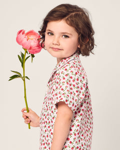 Kid’s Twill Short Set in Petite Petals