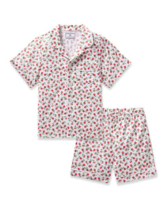 Kid’s Twill Short Set in Petite Petals