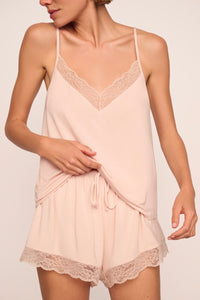 Kari Cami & Short PJ Set in Tea Rose