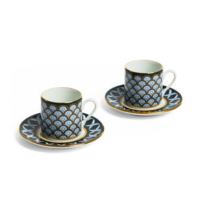 Impero Espresso Cup in Odysseus Midnight, Set of 2