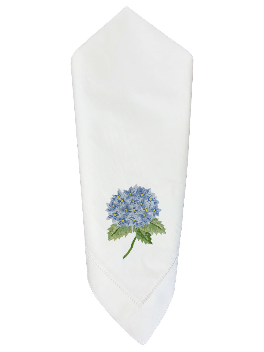 Dinner Napkin in French Hydrangea, Set of 2
