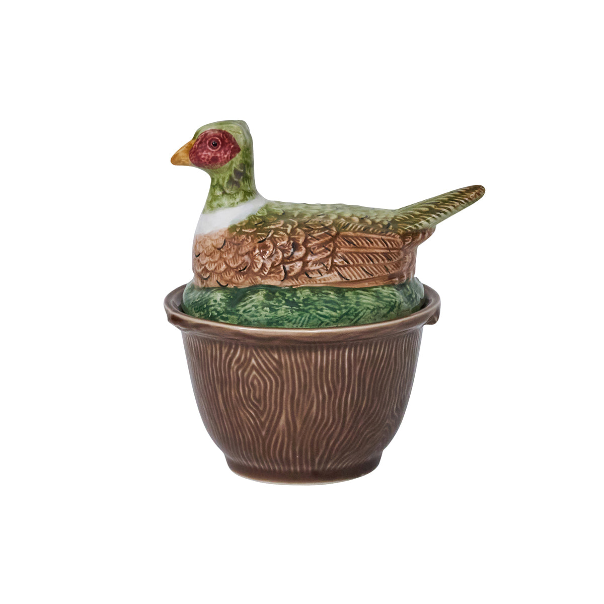 Forest Walk Pheasant Bowl with Lid in Multi