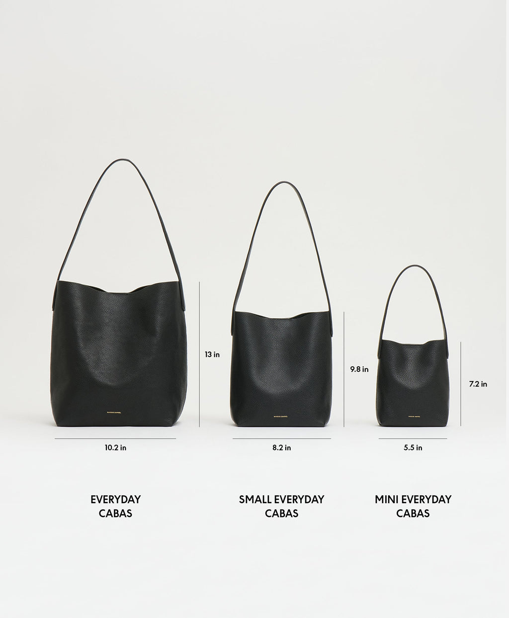 Everyday Cabas Size Comparison