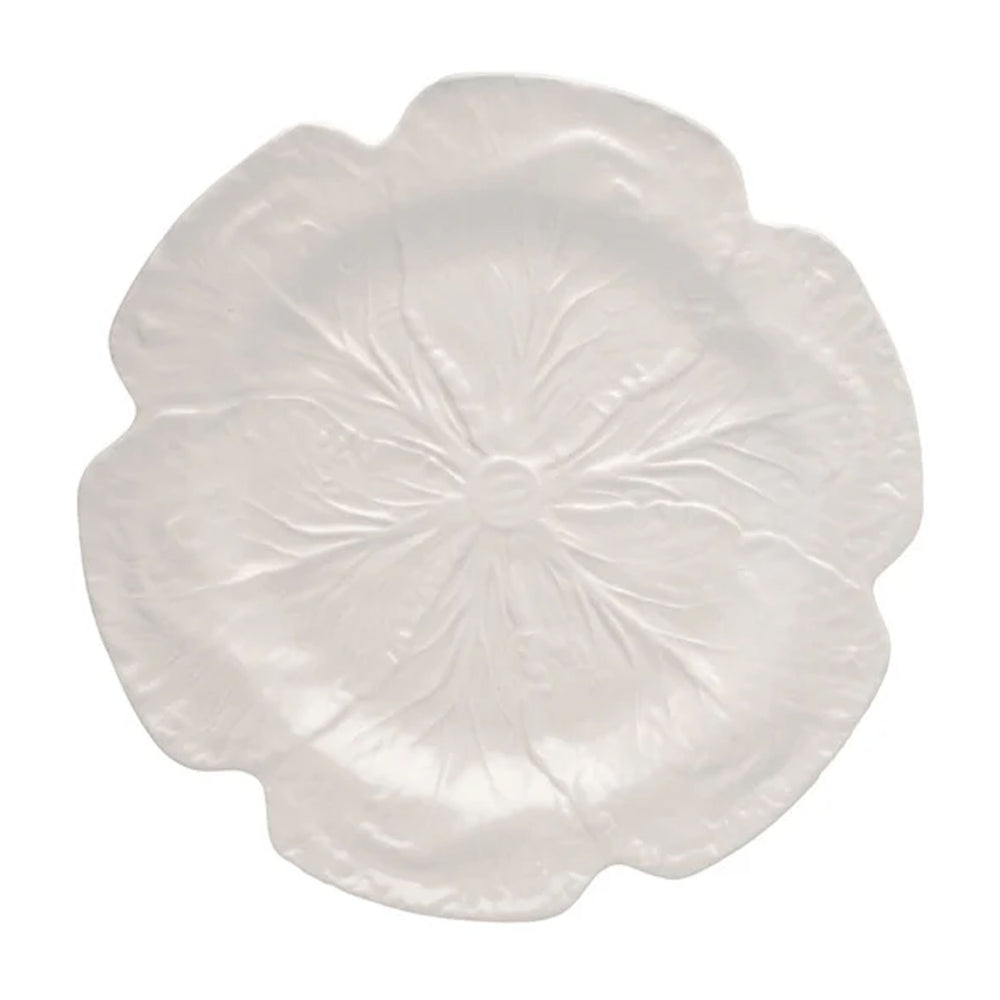 Cabbage Charger Plate in Beige