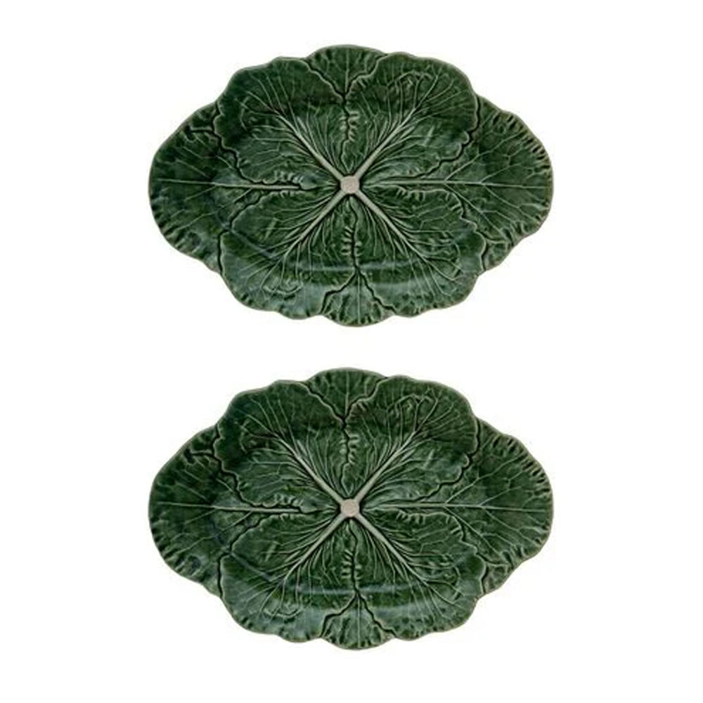 Cabbage Oval Platter 37.5", Set of 2