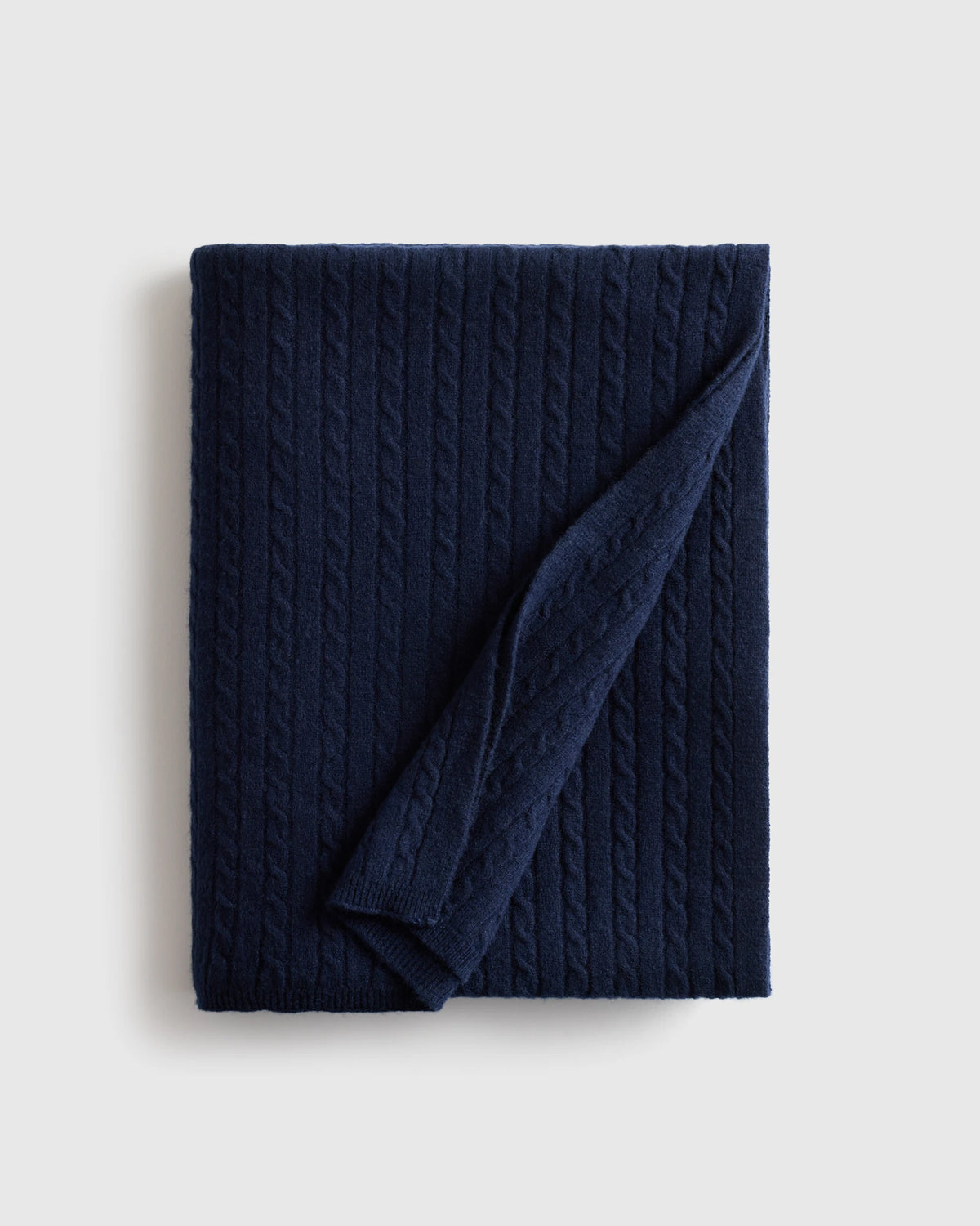Cashmere Throw Blanket- cream