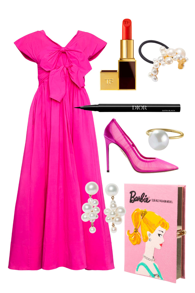 Calista Dress in Fuchsia