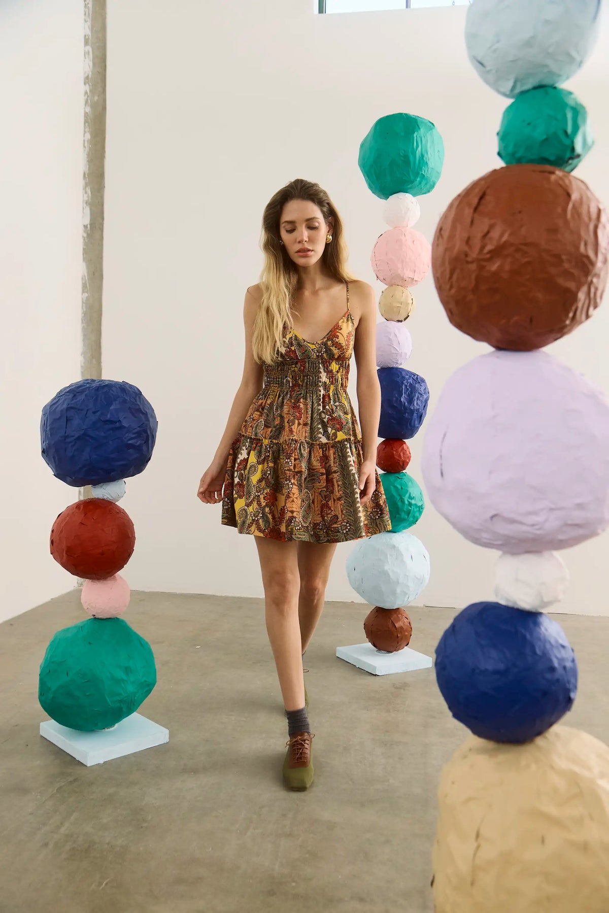 The Callaway Dress in Highland Tapestry.