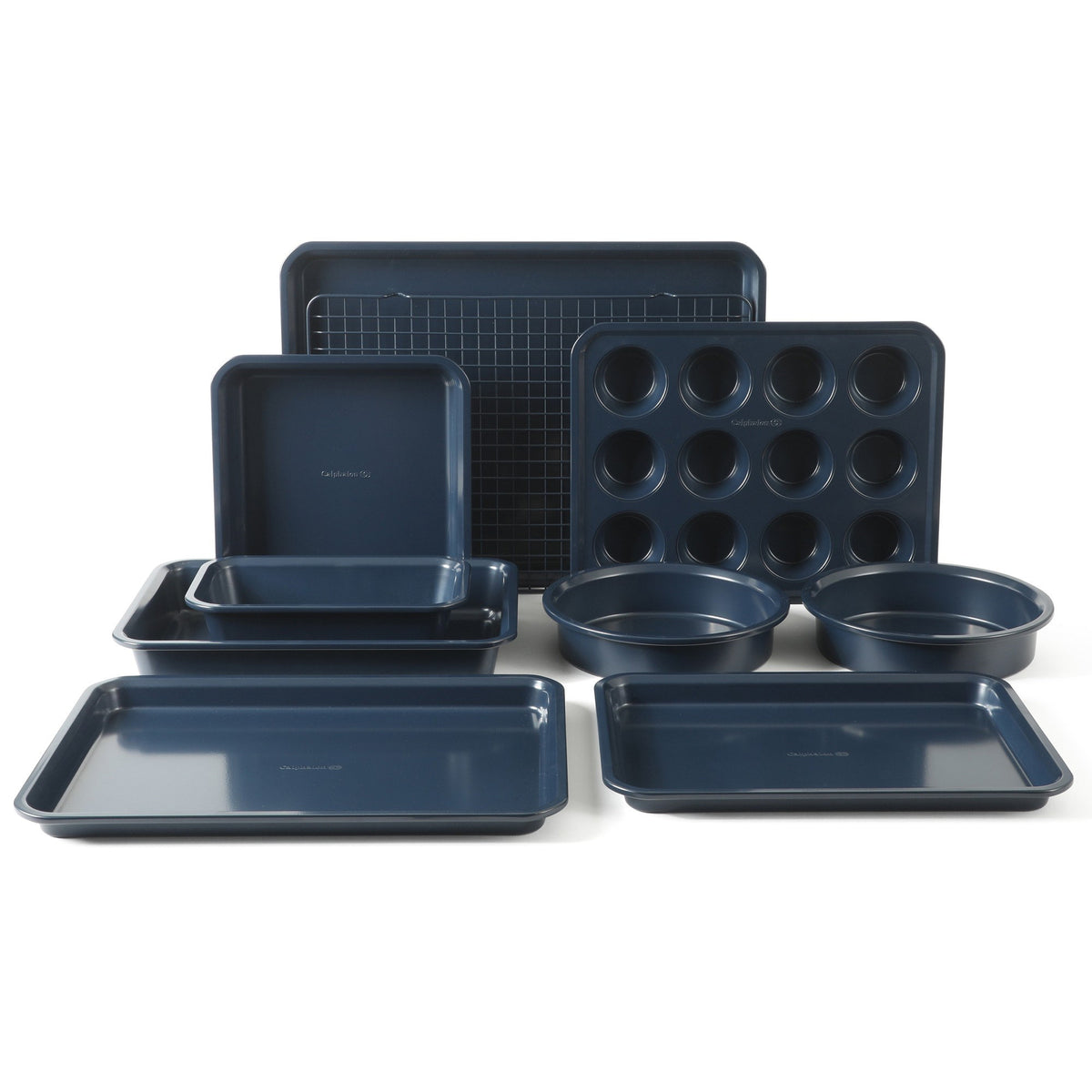 Calphalon Legacy 10 Piece PFA Free Nonstick Bakeware Set - Navy Blue