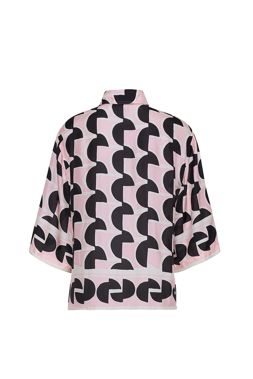 Calvia Top in Forma Geo Blush