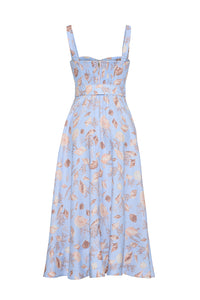 Calypso Dress in Seashell Sky