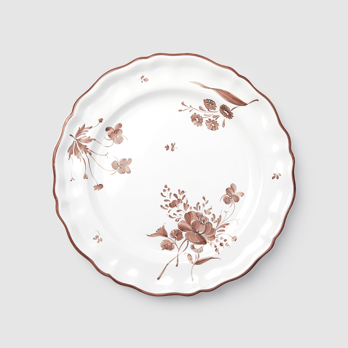 Camaïeu Dinner Plate in Chocolat