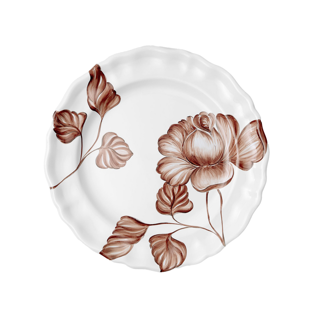 Camaïeu Grande Dinner Plate in Chocolat