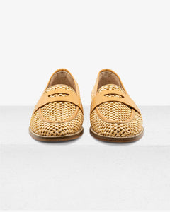 Camila Natural Raffia Loafer