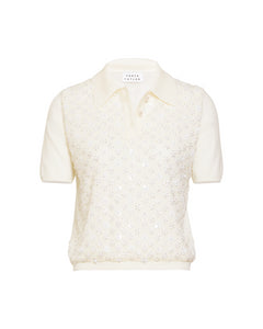 Camilla Knit Top in Cream