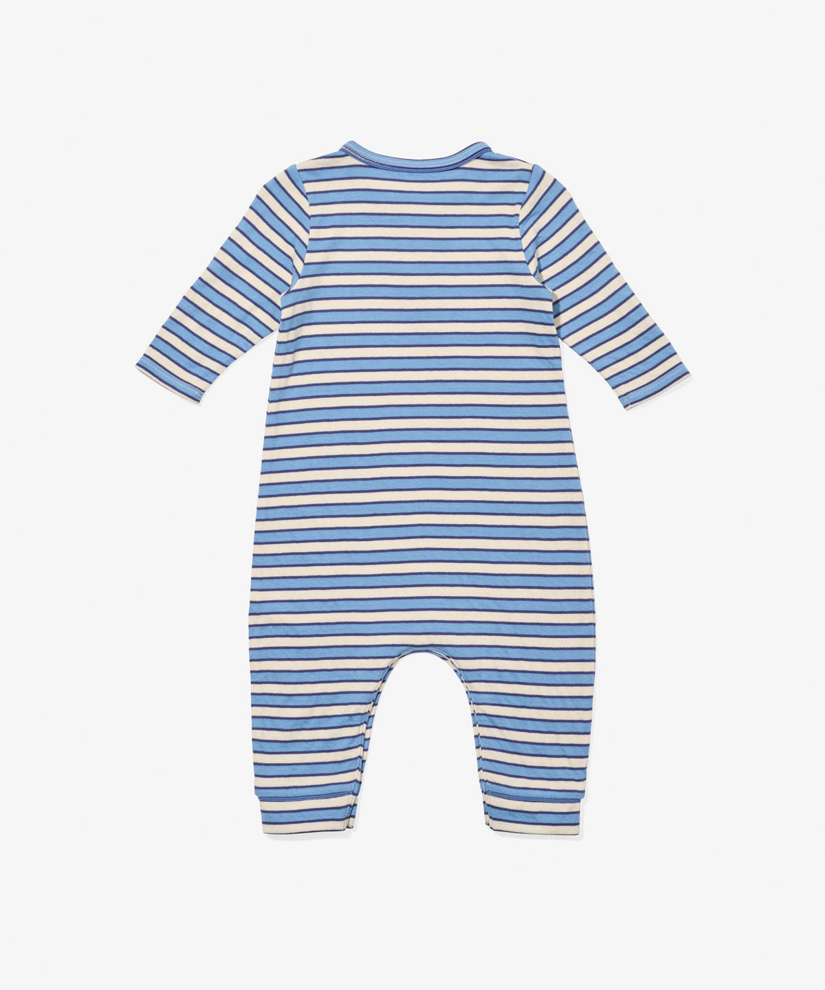 Campbell Romper in Blue Rugby Stripe