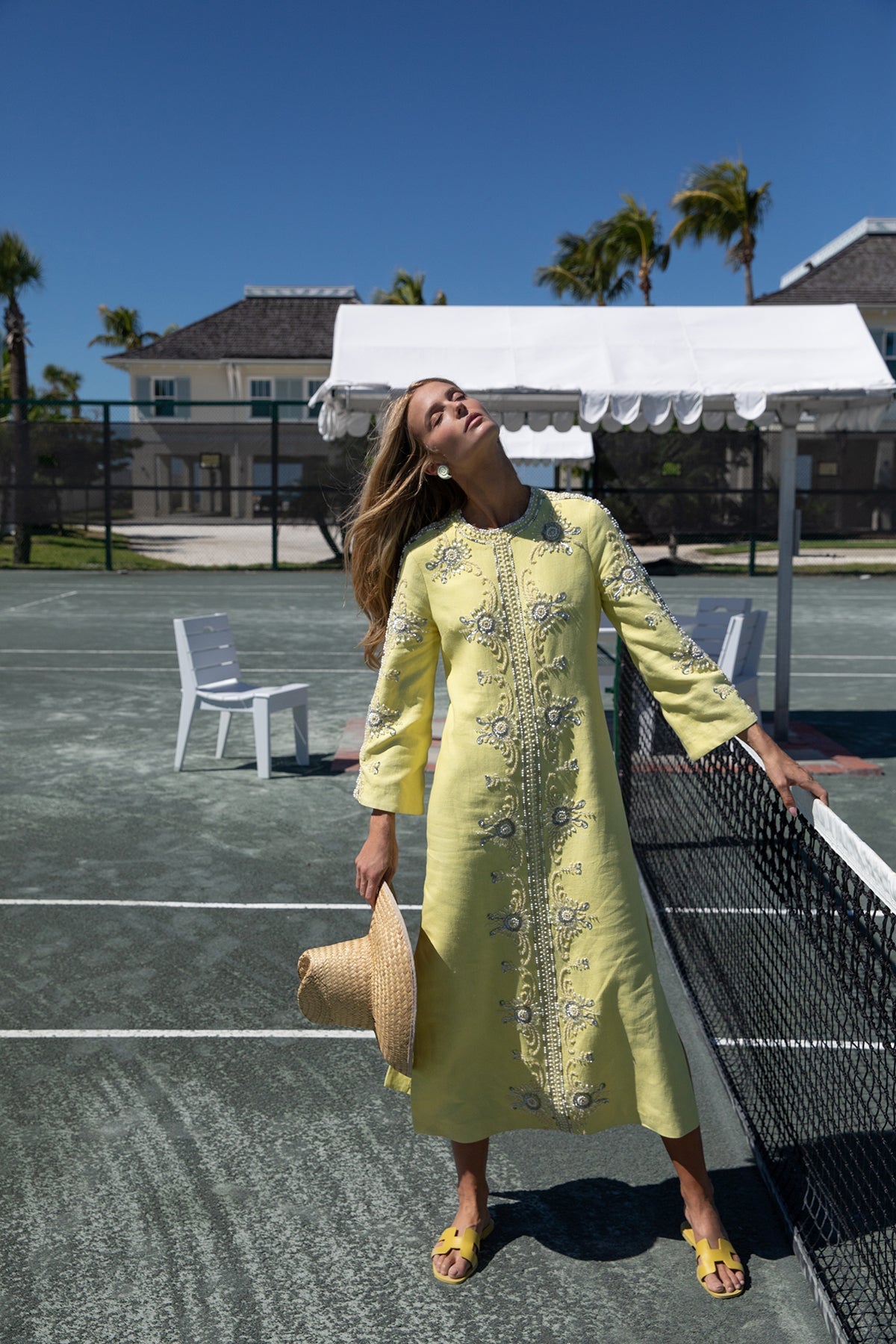 ASHA by Ashley McCormick Canary Vreeland Kaftan | Over The Moon