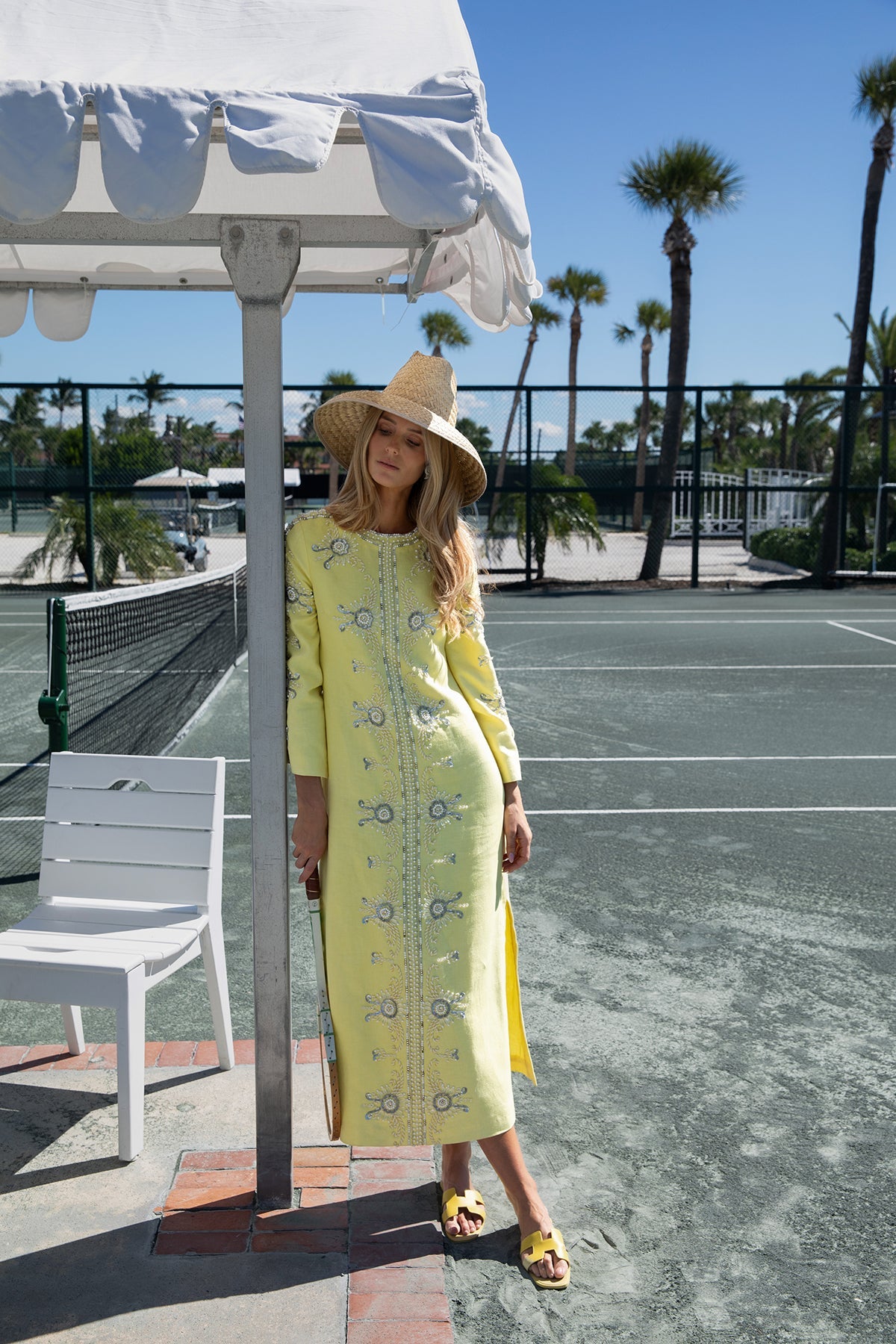 ASHA by Ashley McCormick Canary Vreeland Kaftan | Over The Moon