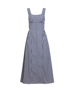 Cadence Dress in Maritime Blue Multi