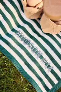 Sideline Stripe Evergreen Midi Blanket