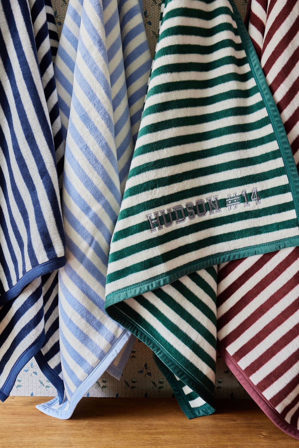 Sideline Stripe Evergreen Midi Blanket
