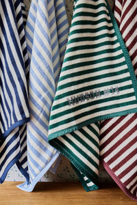 Sideline Stripe Evergreen Midi Blanket