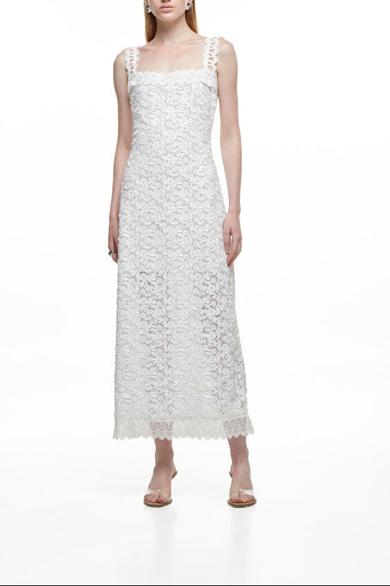 Centella Maxi Dress in White