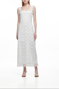 Centella Maxi Dress in White