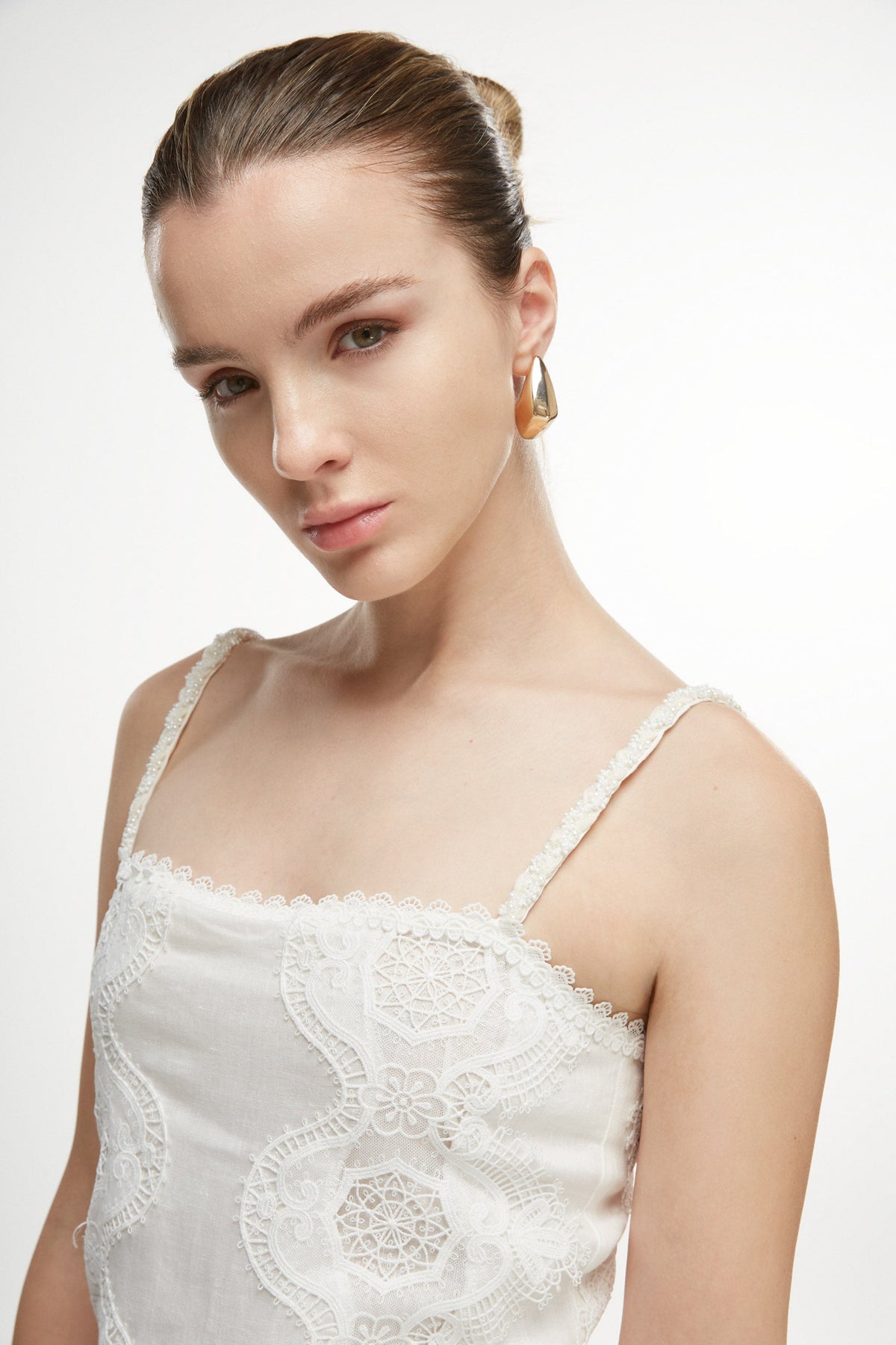 Rocio Maxi Dress in White