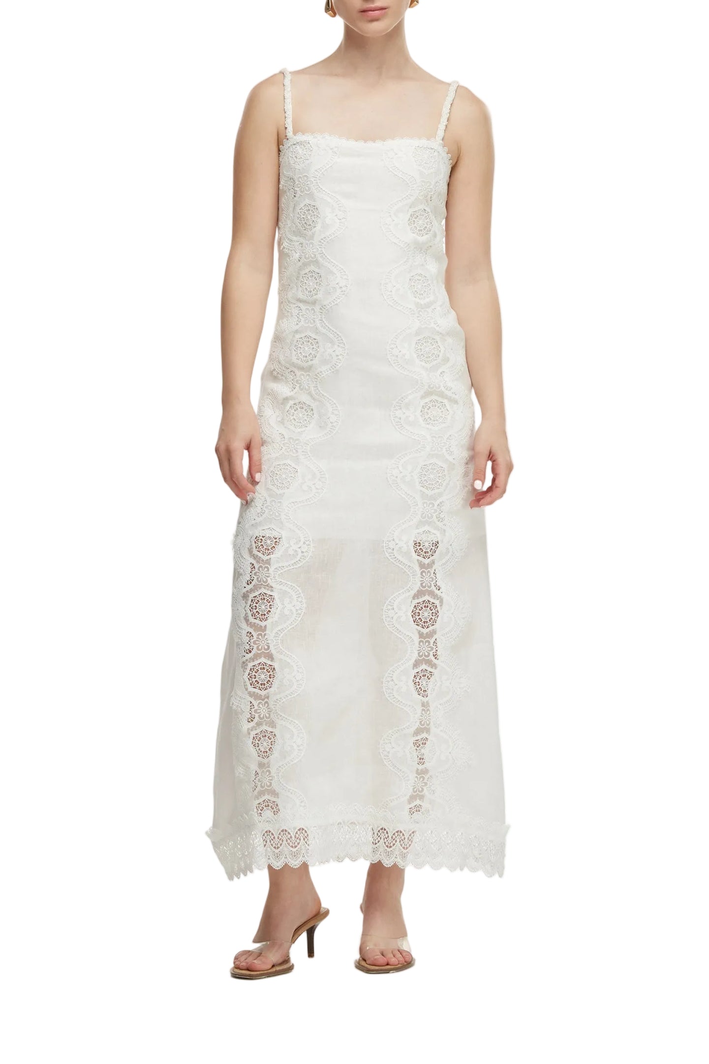 Rocio Maxi Dress in White