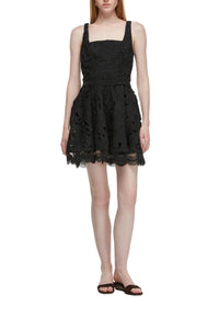 Ocaso Mini Dress in Black