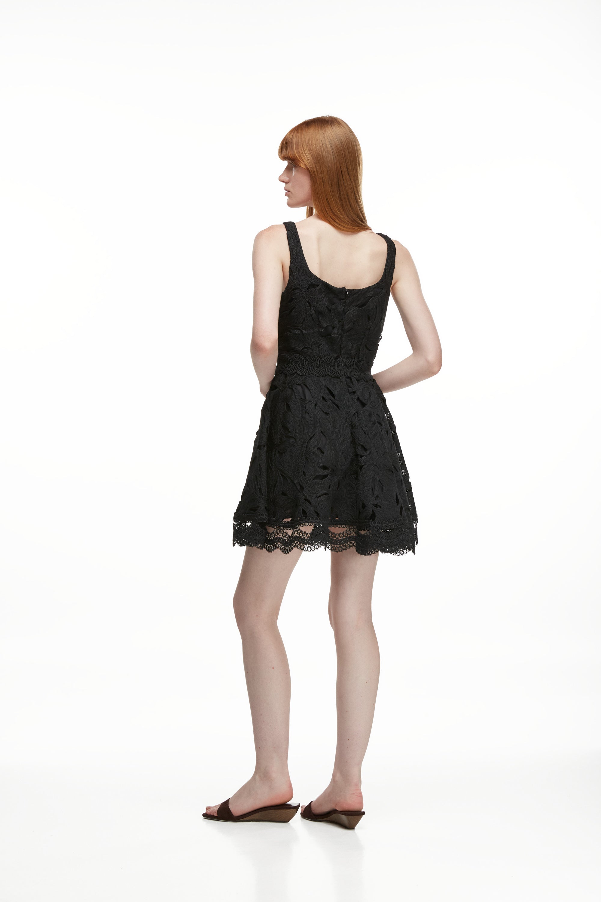 Ocaso Mini Dress in Black