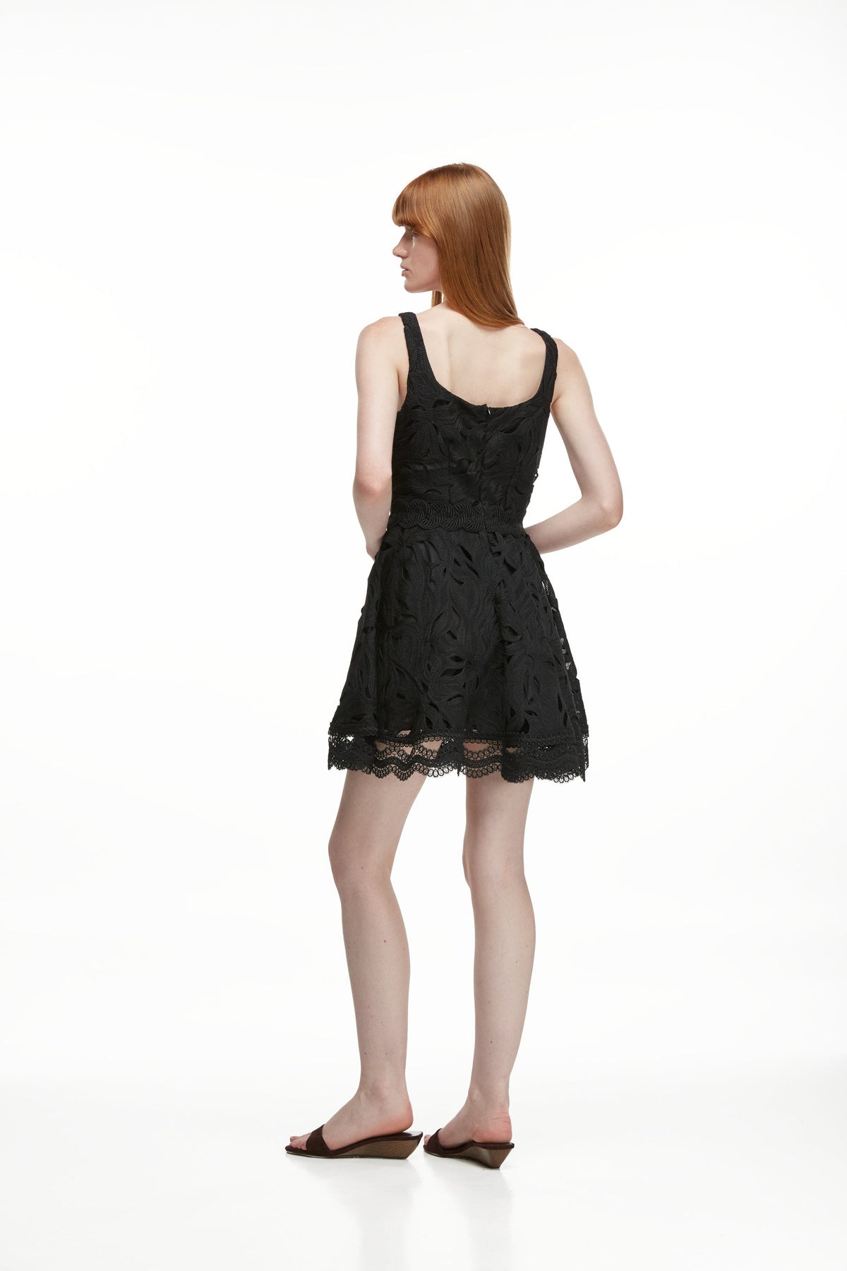 Ocaso Mini Dress in Black