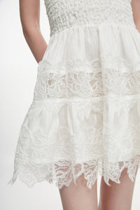 Brisa Mini Dress in White