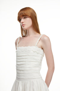 Clara Mini Dress in White